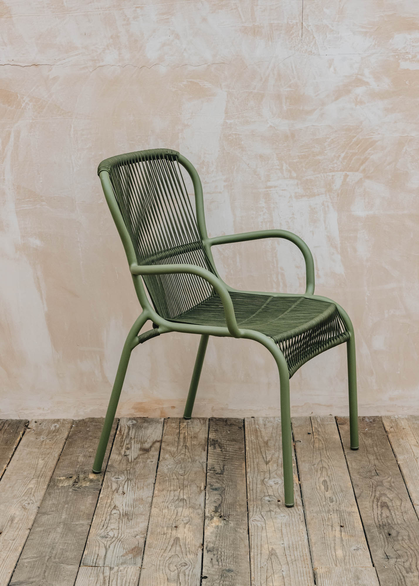 Vincent Sheppard Loop Rope Dining Chair in Moss