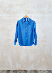 Margaret Howell Tough Cotton Blue Work Shirt - S