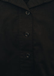 Margaret Howell MHL. Pull On Shirt Dress in Black