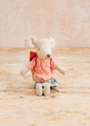 Maileg Big Sister Tricycle Mouse in Red