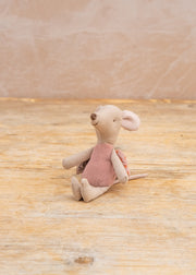 Maileg Little Fairy Mouse in Rose