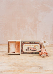 Maileg Little Sister Princess Mouse in Matchbox