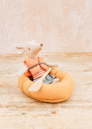 Maileg Mouse Rubber Boat