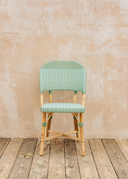 The Hastings Sofa Company Chenonceau Bistro Chair in Blue Green