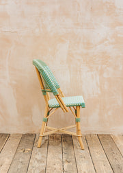 Maison L. Drucker Chenonceau Bistro Chair in Blue Green