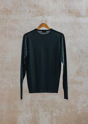 John Smedley John Smedley Marcus Crew Neck Jumper in Black