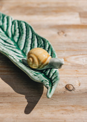 Bordallo Pinheiro Bordhallo Pinheiro Medlar Leaf with Snail Bowl
