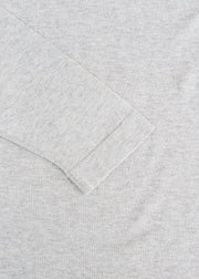 John Smedley Weatherby Long Sleeved Crew Neck Jumper in Silver