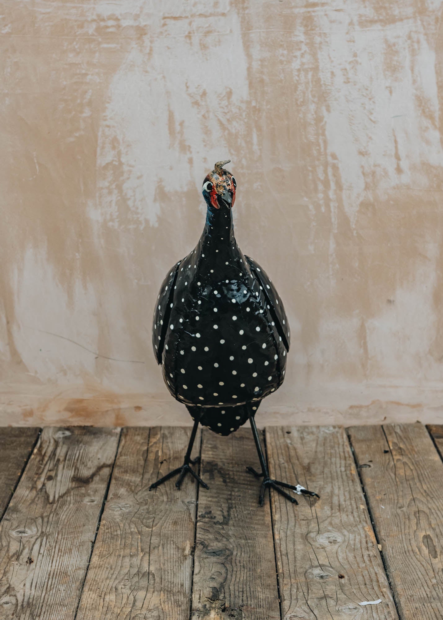 Arrosoir et Persil Metal Guinea Fowl Ornament