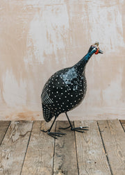 Arrosoir et Persil Metal Guinea Fowl Ornament