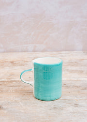 Musango Pottery Plain Wash Demi Mug in Mint