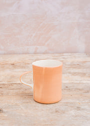 Musango Pottery Plain Wash Demi Mug in Peach
