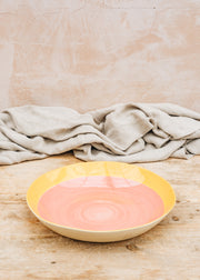 Musango Pottery Tri Colour Sharing Platter in Sunrise