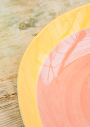 Musango Pottery Tri Colour Sharing Platter in Sunrise