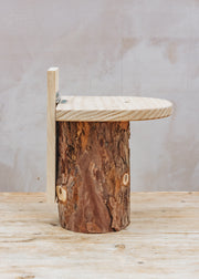 Wildlife World Natural Log Tit Nesting Box