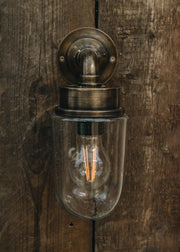Nkuku Outdoor Ngari Antique Brass Light