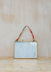 Trovelore Kiko Brass Clear Glass Hanging Photo Frame in Landscape 5x7