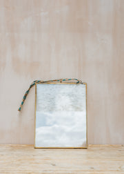 Trovelore Kiko Brass Clear Glass Hanging Photo Frame in Portrait 8x10