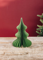 Bungalow Paper Noble Tree Decoration in Forest, 20cm