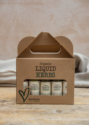 Northern Greens Liquid Herb Gift Set, ten bottles