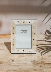 Natalini Note Bianco Photo Frame, for 4x6