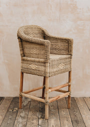 Cane Indoor Furniture Nzuri Classic Cane Bar Stool