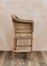 Cane Indoor Furniture Nzuri Classic Cane Bar Stool