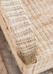 Cane Indoor Furniture Nzuri Classic Cane One Seater Sofa