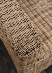 Cane Indoor Furniture Nzuri Relaxed Cane Two Seater Sofa