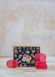 Ortigia Box of Four Soaps in Rose Antiche, 40g