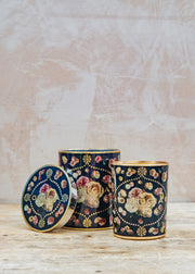 Ortigia Decorated Candle in Rose Antiche, 380g