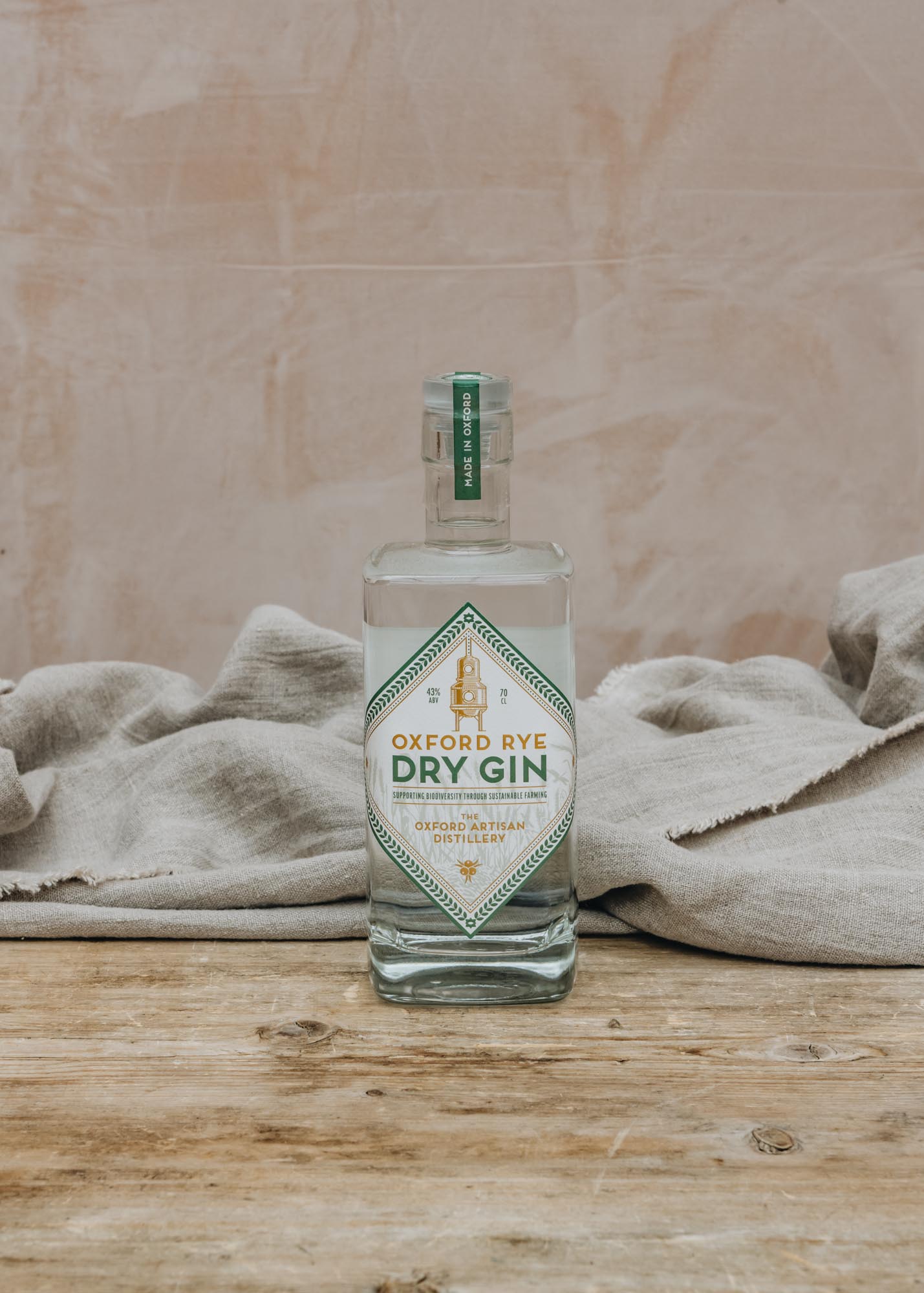 Organic Oxford Rye Gin, 70cl Burford Garden Co.