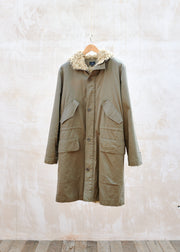 Paul Smith Green Long & Warm Lined Cotton Parka  - M