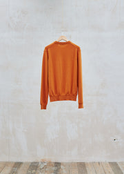 Kenny Ryder Paul Smith Burnt Orange 100% Cashmere Crewneck - S