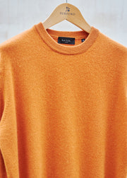 Kenny Ryder Paul Smith Burnt Orange 100% Cashmere Crewneck - S