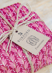 Burford Garden Co. Panettone Tradizionale wrapped in Naya Ruby Paper, 500g