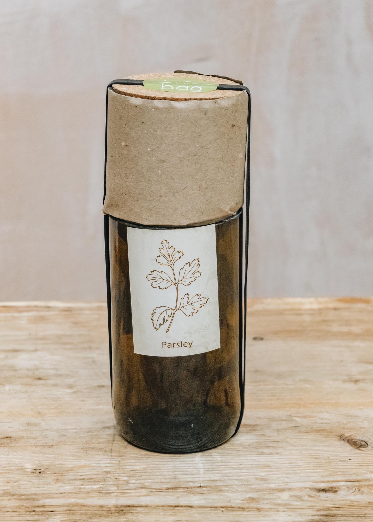 Life in a Bag Parsley Grow Bottle Burford Garden Co.