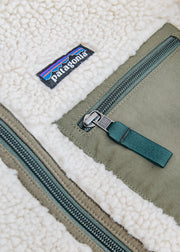 Patagonia Classic Retro-X Jacket in Dark Natural and Basin Green