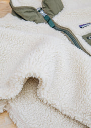 Patagonia Classic Retro-X Jacket in Dark Natural and Basin Green