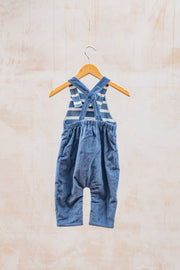 Pigeon Organics Babies' Dungarees in Night Blue
