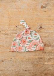 Pigeon Organics Babies' Knotted Hat in Large Floral