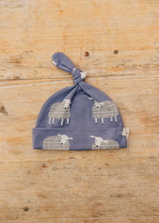 Pigeon Organics Babies' Knotted Hat in Sheep