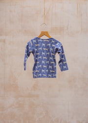 Pigeon Organics T-Shirt in Cats Blue