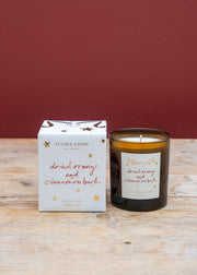 Trudon Scented Candle in Dried Orange and Cinnamon Bark