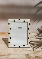 Natalini Pois Bianco Photo Frame, for 5x7