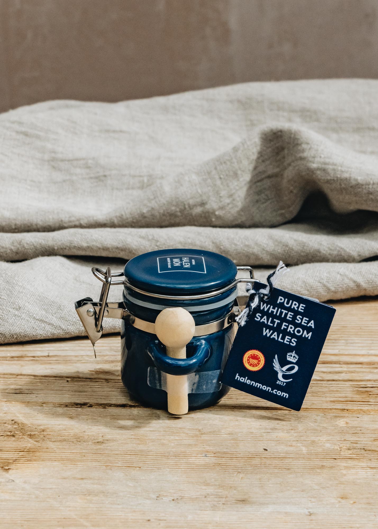 Halen Mon Pure Sea Salt in Jar Burford Garden Co.