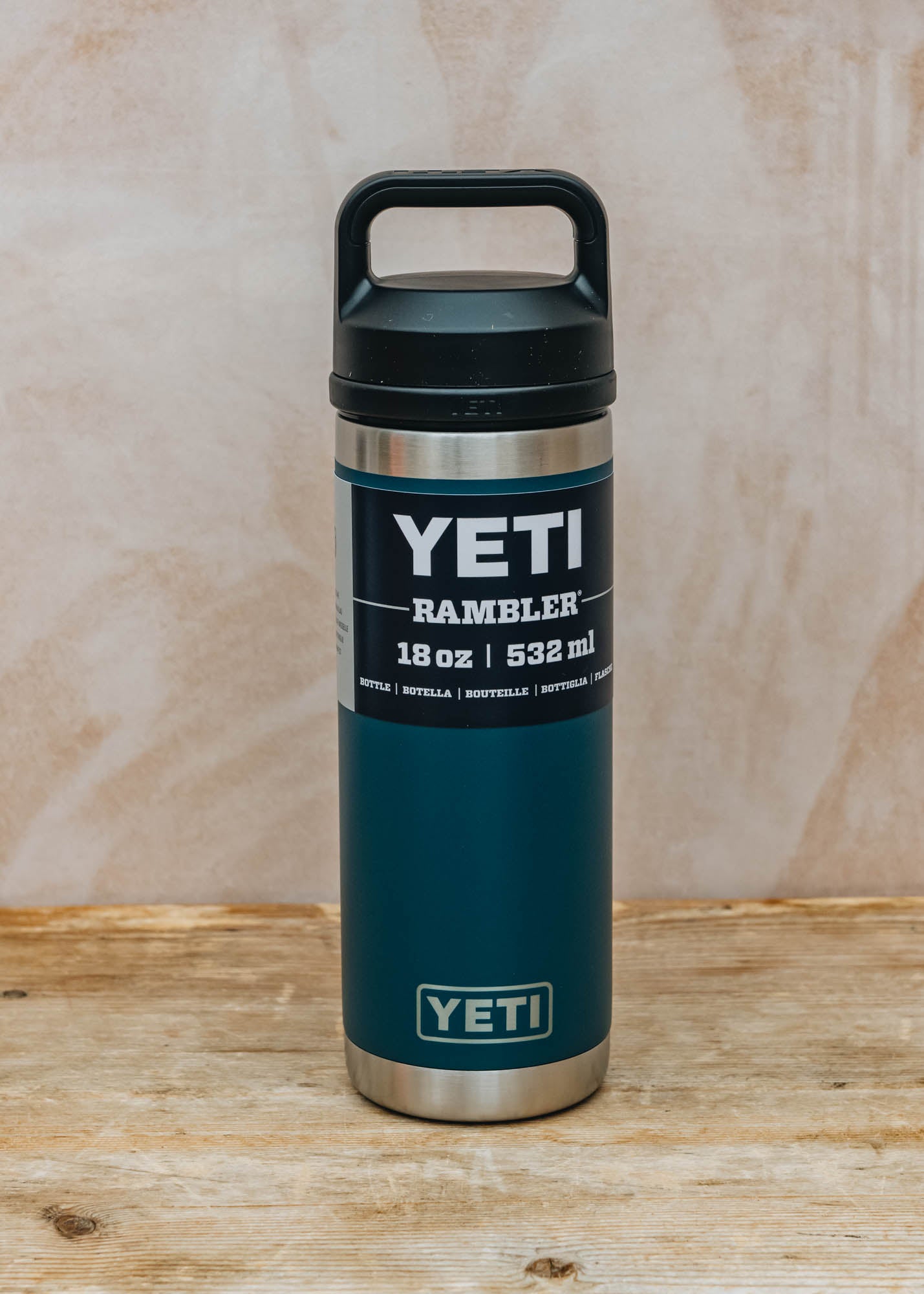 YETI Rambler Bottle with Chug Cap 18oz in Agave