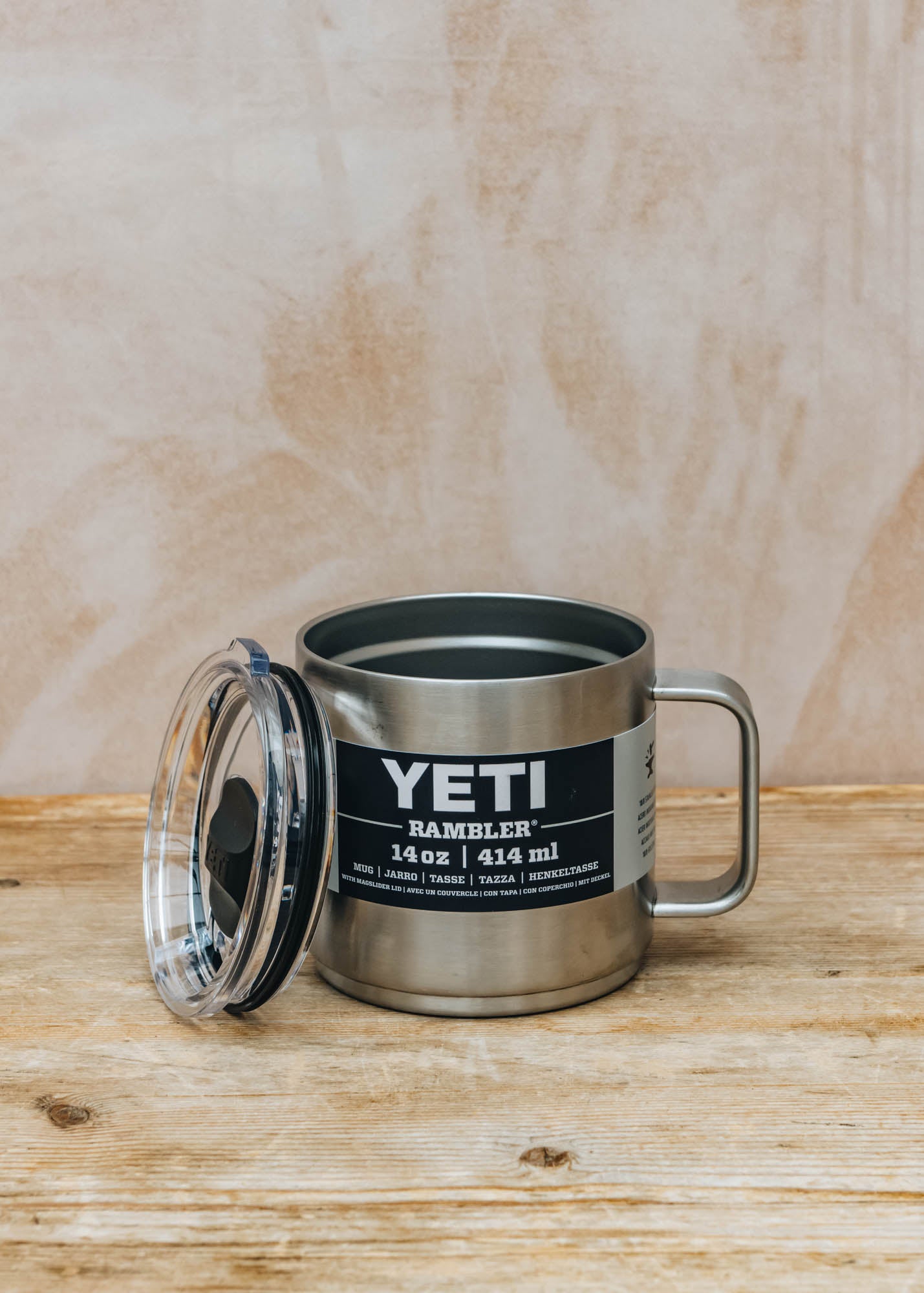 YETI Rambler Mug 2.0 14oz in Steel