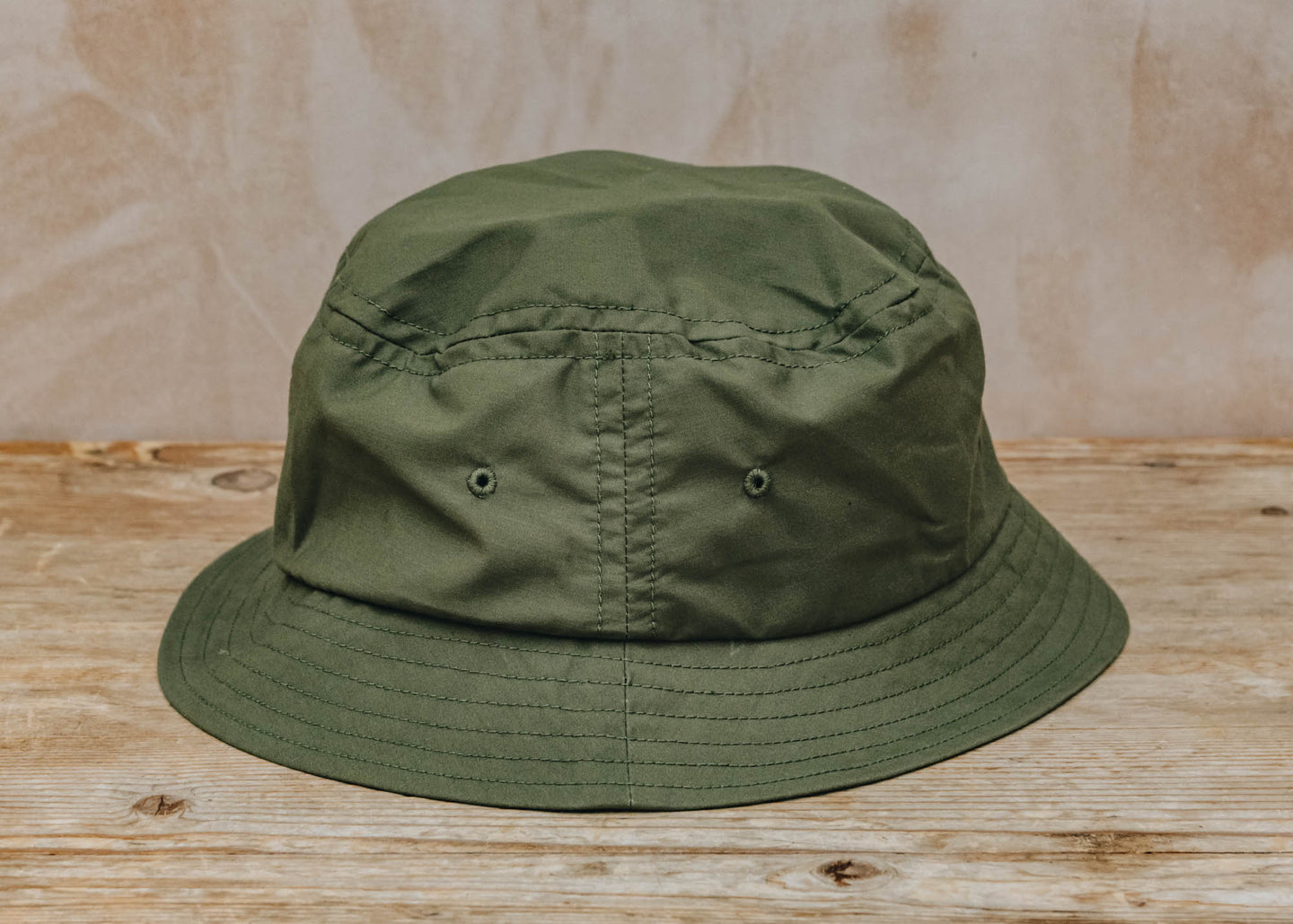 Universal Works Recycled Polytech Beach Hat in Olive