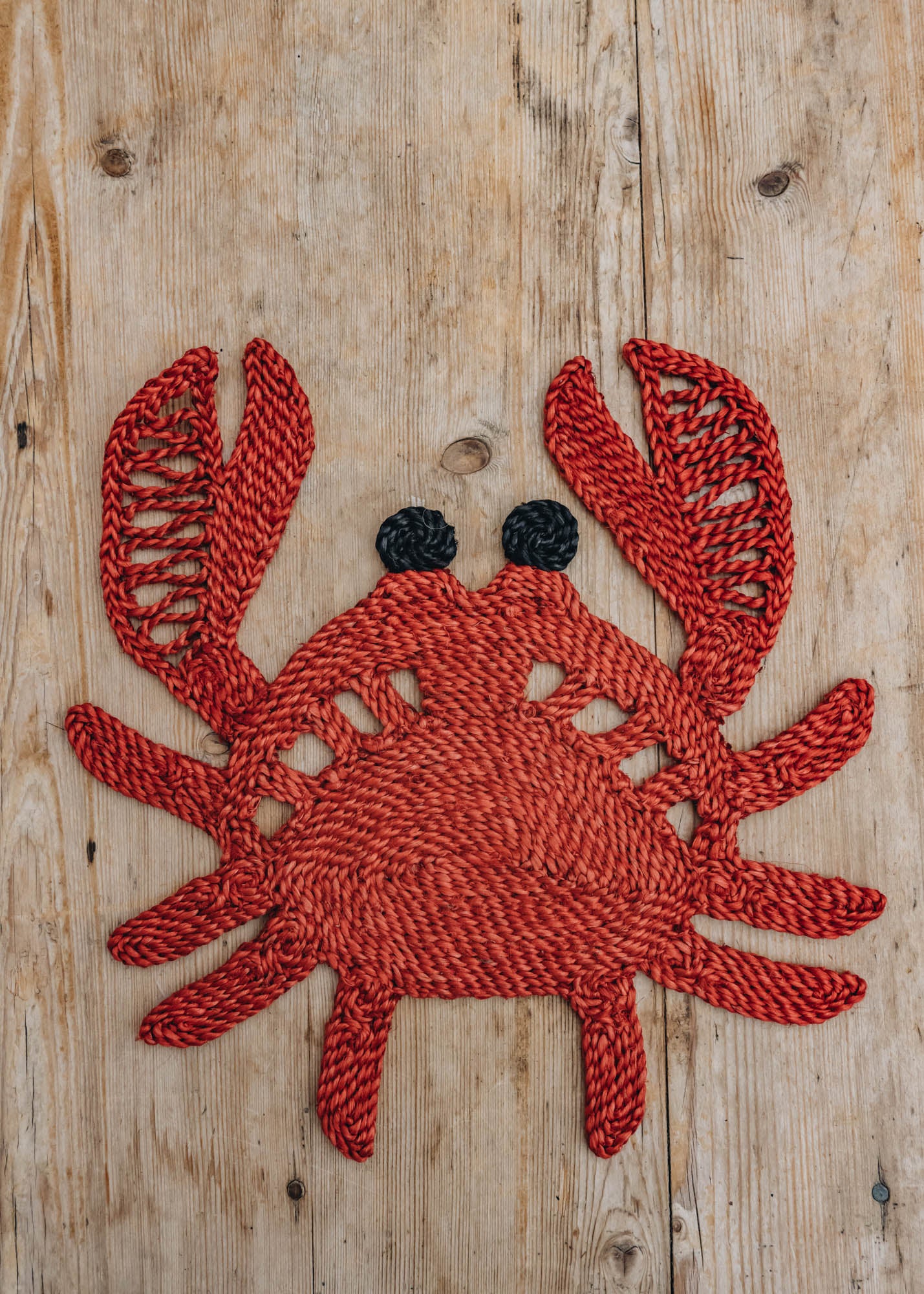 The Jacksons Red Jute Crab Placemat